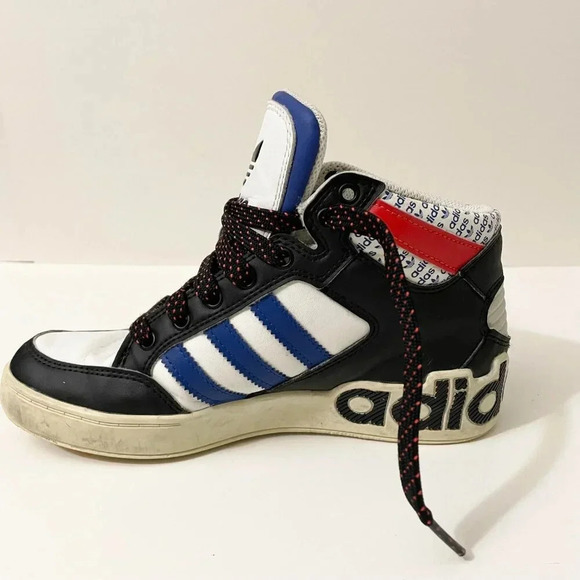 Adidas Hard Court High J Athletic Sneakers Youth Size 4 - Picture 2 of 16